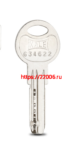 Цилиндровый Kale kilit (Кале килит) механизм 164 SN/80 (35+10+35) mm никель 5 кл. фото 4
