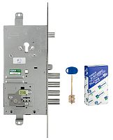 Замок Mottura (Моттура) врезной двухсистемный 54.J936M-D MyKey (правый), перекод. с торца, кл. 60 мм, без накл.