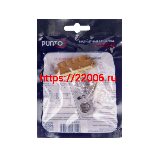 Защелка Punto (Пунто) врезная магнитная ML50-8 CP-8 хром фото 3