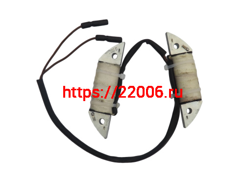 Катушка 168F на фару 12В (ДВЕ катушки) 3 А Ф126 мм