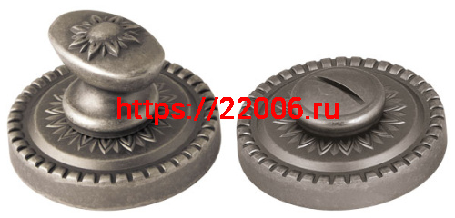 Ручка Armadillo (Армадилло) поворотная BK6.R.CL55 (BK6/CL) AS-9 античное серебро