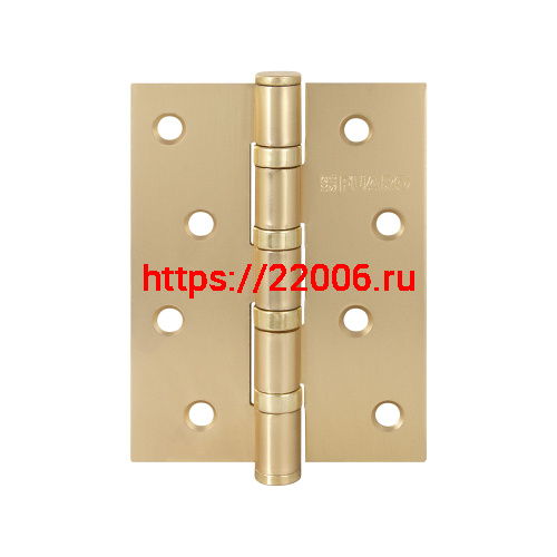 Петля Fuaro (Фуаро) универсальная IN4400U SSG (4BB 100x75x2,5) сатинированное золото