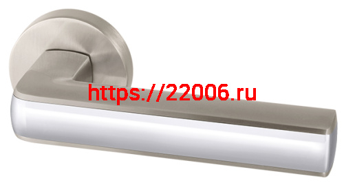 Ручка Armadillo (Армадилло) раздельная R.URB52.CUBE (CUBE URB3) SN/CP-3 матовый никель/хром