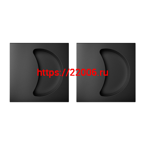 Ручка Armadillo (Армадилло) для раздвижных дверей SH.QUADRO55.010 BL-26 черный