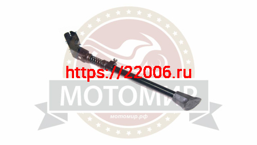 Подножка для велосипеда 20-28" задняя на перо вилки алюминевая, черная СК30