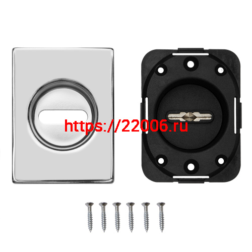 Накладка Fuaro (Фуаро) на сувальдный замок ESC.S-auto.RL/U/K.477 СР-8 хром фото 4 Накладка Fuaro (Фуаро) на сувальдный замок ESC.S-auto.RL/U/K.477 СР-8 хром фото 4