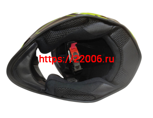 Шлем детский интеграл COBRA EC H151, черный и лайм, размер XXS фото 4 Шлем детский интеграл COBRA EC H151, черный и лайм, размер XXS фото 4