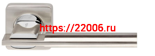 Ручка Armadillo (Армадилло) раздельная K.SQ52.TRINITY (TRINITY SQ005) SN/CP-3 матовый никель/хром