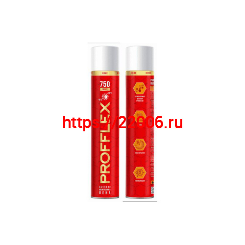 Бытовая монтажная пена PROFFLEX HOME 750 MAXI универсальная