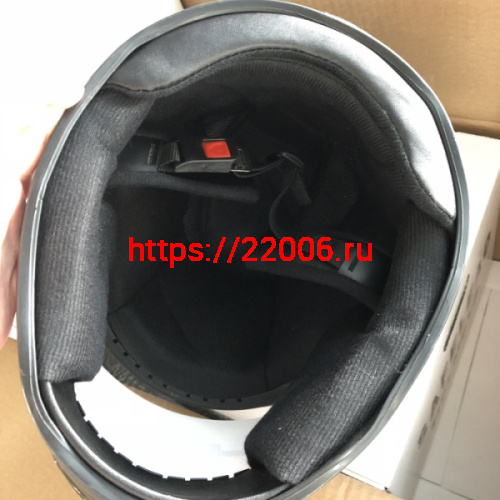 Шлем интеграл "Safelead" HF-110 NEW белый, черный размер M фото 4