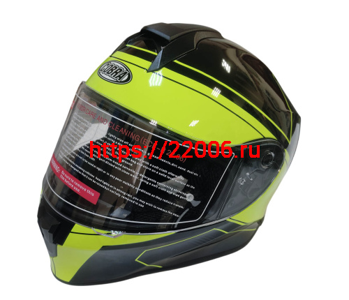 Шлем детский интеграл COBRA EC H151, черный и лайм, размер XXS Шлем детский интеграл COBRA EC H151, черный и лайм, размер XXS