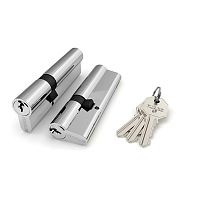 Цилиндровый Fuaro (Фуаро) механизм (100 CA/105) 1000CAKey105(30+10+65) CP хром 3Key