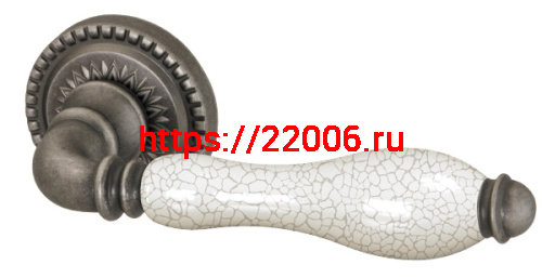 Ручка Armadillo (Армадилло) раздельная R.CL55.Silvia (Silvia CL1) AS/СRP-109 античное серебро/кракелюр