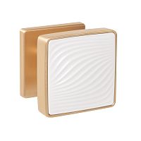 Ручка Punto (Пунто) раздельная K.EST.Q52.GIPNOZ SSG/WH-39 сатинированное золото/белый