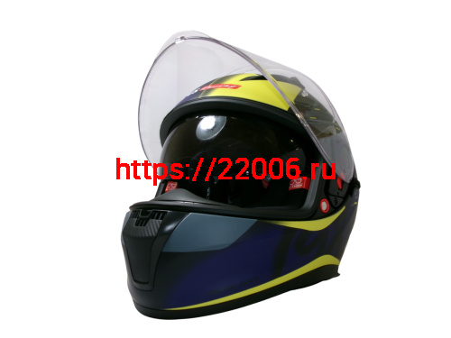 Шлем TVS RACING (Индия) STREET D/V DULL BLACK M.BLUE размер M, + пинлок в комплекте, очки фото 7 Шлем TVS RACING (Индия) STREET D/V DULL BLACK M.BLUE размер M, + пинлок в комплекте, очки фото 7