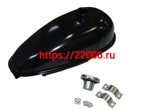 Бензобак Газуля 4 литра черный Бензобак Газуля 4 литра черный