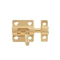 Шпингалет Ajax (Аякс) мебельный металлический SPD40х30 GP золото