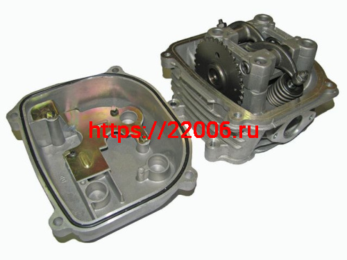 Головка цилиндра 157QMJ,152QMI d-57.4мм 150cc в сб. (клапана, рокера, распред, крышка клапанов) TMMP