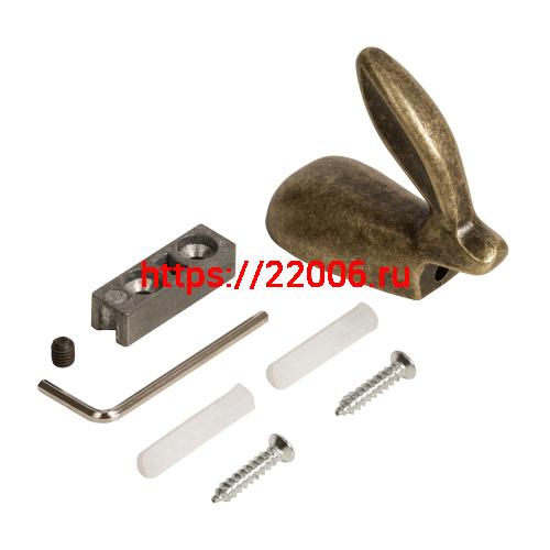 Крючок Ajax (Аякс) настенный MB-LM/K-001 AB бронза фото 4