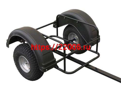 Прицеп для мотовездехода  (ИТМ) колеса 8",  БЕЗ СЦЕПКИ, без корыта, корыто отдельно код. 38490