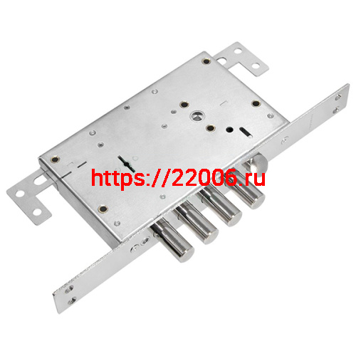 Замок Guardian (Гардиан) врезной сувальдный с защёлкой ЗВ 71.14 Т с тягами, 5 кл. /128:4136/