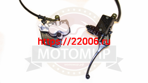 Гидравлика передняя в сборе Fighter125 (тормоз в сборе) посадочные 43 мм (L-1100mm, 2 поршня) фото 2 Гидравлика передняя в сборе Fighter125 (тормоз в сборе) посадочные 43 мм (L-1100mm, 2 поршня) фото 2