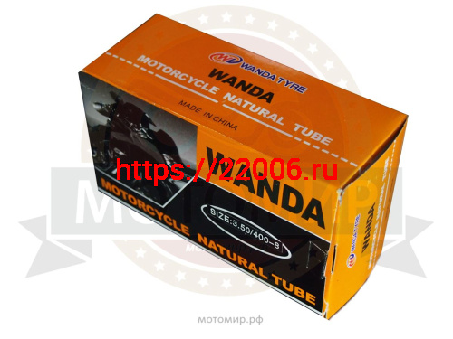 Камера 10" 3.00-10 скутер, бутил (фирм.качество), картон.короб, вентиль ТR87, WANDA Камера 10" 3.00-10 скутер, бутил (фирм.качество), картон.короб, вентиль ТR87, WANDA