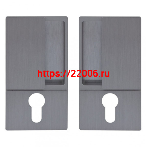 B30003.01.32 AGB (АГБ) Ручка WAVE под цилиндр (мат хром), для раздвижных дверей