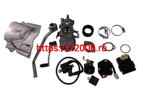 Двигатель 4т. 250 см3 172FMМ-6  ZONGSHEN CB250-RL (4 клап.) 5МКПП, эл.+кик старт, баланс.вал фото 2