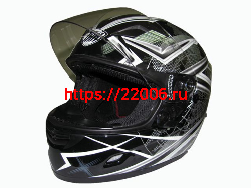 Мотошлем THH TS-39 №10 black/silver (M)