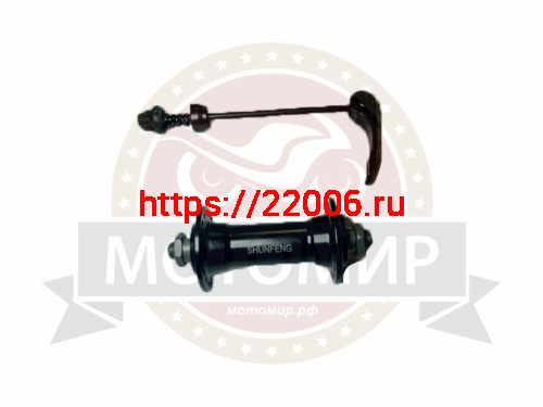 Втулка передняя МТВ алюм. 3/8*14G*36Н*100*108, на промоподш., с эксц., черн. (GB-13F-QS) Втулка передняя МТВ алюм. 3/8*14G*36Н*100*108, на промоподш., с эксц., черн. (GB-13F-QS)