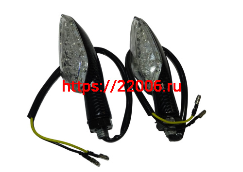 Боковой фонарь (LED) Мини 003 металл Карбон (ромбик, средний размер) фото 2 Боковой фонарь (LED) Мини 003 металл Карбон (ромбик, средний размер) фото 2