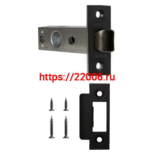 Защелка Fuaro (Фуаро) врезная METF12-45-25 (F12-45-25) BL черный Защелка Fuaro (Фуаро) врезная METF12-45-25 (F12-45-25) BL черный