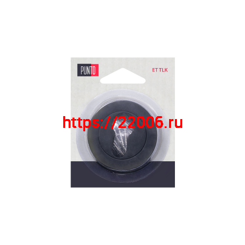 Накладка Punto (Пунто) под цилиндр LM/A ET.R.TLK52 BL-24 черный