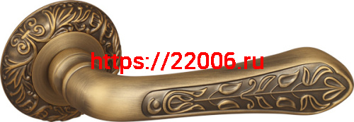 Ручка Fuaro (Фуаро) раздельная R.SM58.MONARCH (MONARCH SM) AB-7 матовая бронза