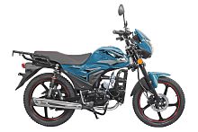 Мопед Alpha FX Max LUX (Форсир.) МОРСКАЯ ВОЛНА (сигнализация, багажник зад., литые диски, обтекатель фар, защита ног, LED фара и поворотники, перед. д
