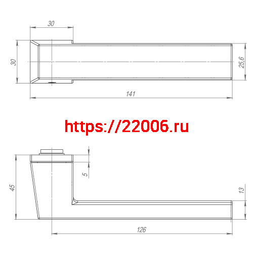 Ручка Armadillo (Армадилло) раздельная K.ART30.CLARITY MWSC-33 итальянский тисненый фото 5