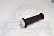 Ручка руля правая (газа) Шторм, в сборе (с резинкой)