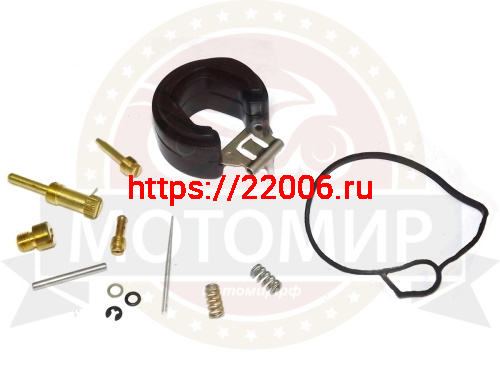Ремкомплект карбюратора Yamaha V-5 (игла+дрос.+попл.+пруж) Ремкомплект карбюратора Yamaha V-5 (игла+дрос.+попл.+пруж)