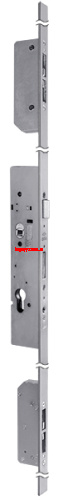 Multitop Cisa (Чиза) MAX 49658.35.0 механич., U-образная пл. 24x5 inox backset 92