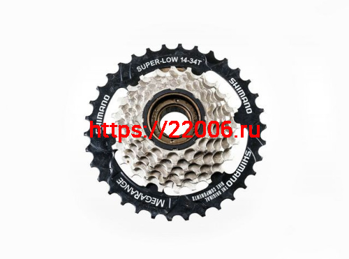 Звезда задняя 7-ск трещетка 14-34 Shimano MF-TZ31 Megarenge 3002601-8А Звезда задняя 7-ск трещетка 14-34 Shimano MF-TZ31 Megarenge 3002601-8А