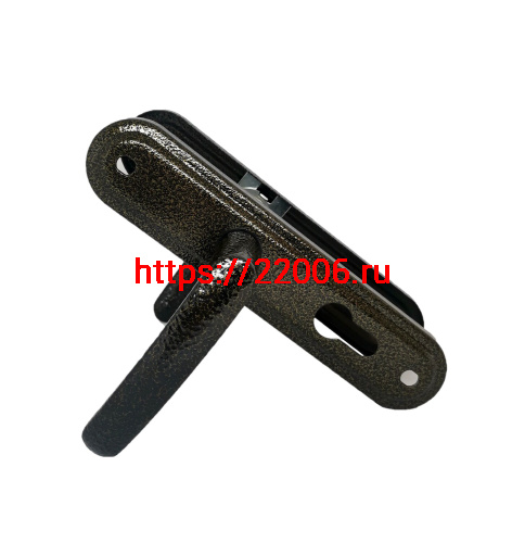 Ручка дверная Absolyute (Абсолют) на планке РФ1-55.08 (бронза)