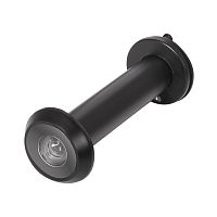 Глазок Fuaro (Фуаро) дверной, оптика пластик DV 4/130-70/Z/HD (VIEWER 4 DVZ) BL черный (подвес)