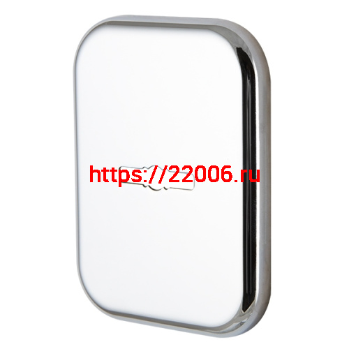 Декоративная Armadillo (Армадилло) Квадратная накладка на сувальдный замок PS-DEC SQ (ATC Protector 1) CP-8 Хром