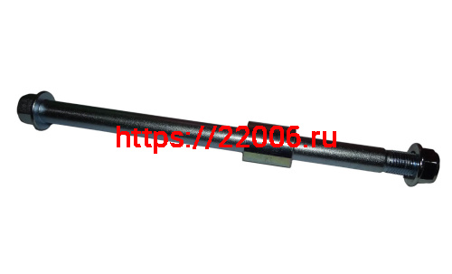 Ось переднего колеса (М14*1,5мм) ROADSTER RA1 в сборе со втулкой и гайкой (8,9,10) 245мм Ось переднего колеса (М14*1,5мм) ROADSTER RA1 в сборе со втулкой и гайкой (8,9,10) 245мм