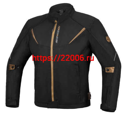 Куртка SCOYCO JK194, черно-золотое, р-р 3XL