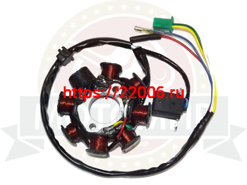 Зажигание голое (без маховика) (статор 7+1 катушек) (052QMI0-0601100F0) (НАБОР) фото 2 Зажигание голое (без маховика) (статор 7+1 катушек) (052QMI0-0601100F0) (НАБОР) фото 2