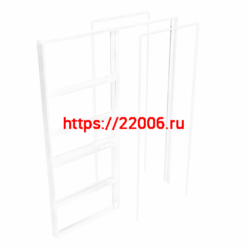 Комплект Armadillo (Армадилло) для обрамления пенала SLD.Comfort-PENAL frame 900/2300 WH