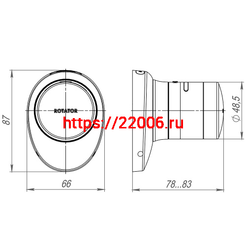 Электронный Armadillo (Армадилло) замок ROTATOR EL.RT01.01 SC матовый хром фото 5