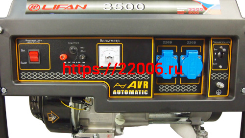 Генератор бензиновый LIFAN 3 GF-6 (LF3500) фото 2
